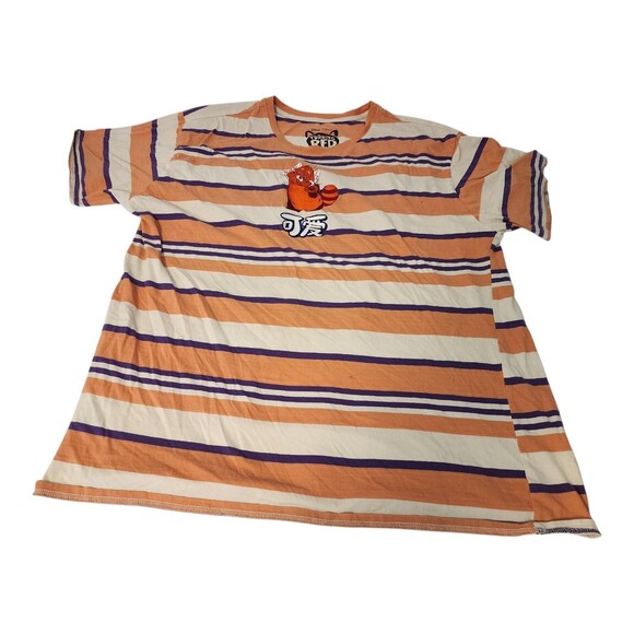 Disney Pixar Other - Disney Pixar Turning Red Mei Red Panda Striped Graphic T Shirt 2X Plus Size